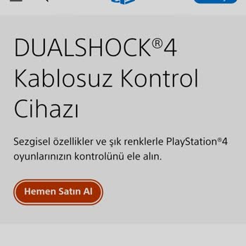 Sony Eurasia Dualshock 4 Satin Alma Linkine Ulaşılmıyor (Sony )