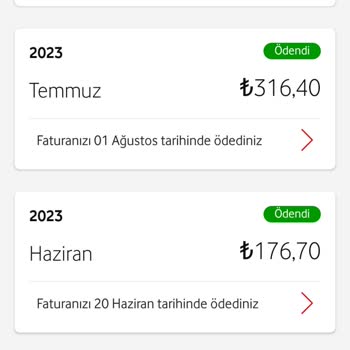 Vodafone Yüksek Telefon Faturası