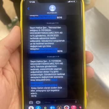 Teknosa Ürün Kargo Sıkıntısı