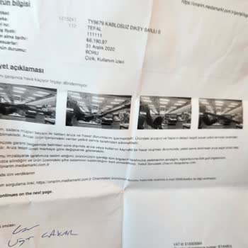 Tefal Arızalanan Ürünle Herhangi Bir İşlem Yapılmaması