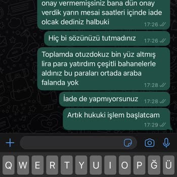 Master Car Filo Master Car Araç Kiralama, İnsanların Parasını Alıyor Geri Ödemiyor.