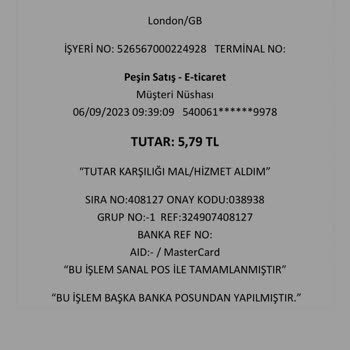 Google London Garage Kredi Kartımdan İzinsiz Para Çekilmesi