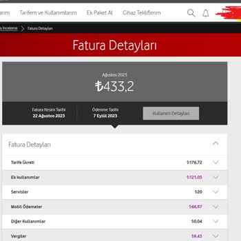 Vodafone Fatura Geç Ödeme Bahanesi