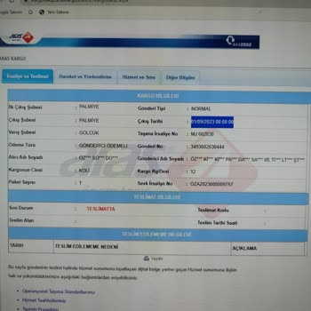 Aras Kargo Kargom Teslim Edilmiyor