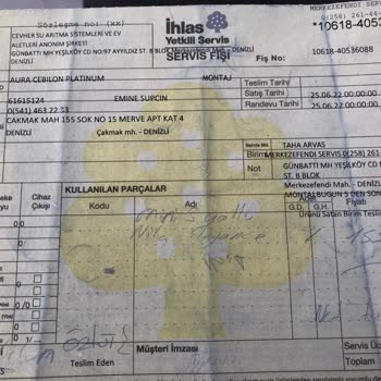 İhlas Pazarlamadan Aldığım Su Arıtıcısı Arızalı