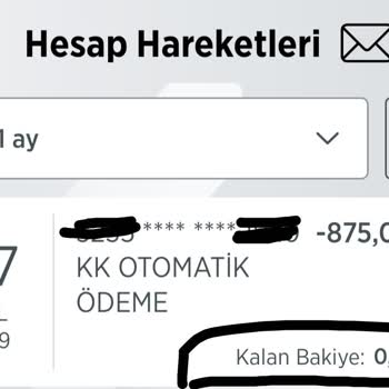 Ziraat Bankası Hesabımdaki Tüm Parayı Otomatik Çekti