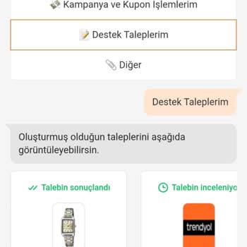 Trendyol'dan Saat Siparişi Verdim, Ancak Sorun Yaşıyorum