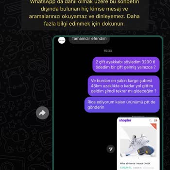 Sneakersscom Ürünüm Eksik Geldi