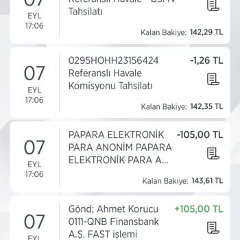 Papara Hesabı Açıldı Adıma