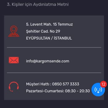 Kargomsende Kargocu Ortada Yok