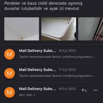 Unigarden Kiralanan Evdeki Kırık Koltuk Ve Yatak Sorunu