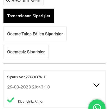 Rubrax Siparişimin İptal Edilmesini Tarafıma Bilgi Verilmesini İstiyorum