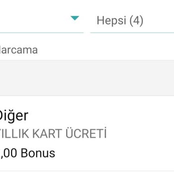 Garanti Bonus Trink Kredi Kartı Yıllık Kart Ücreti