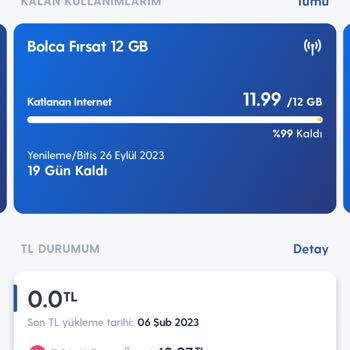 Turkcell İnternet Paketini İkiye Katladım