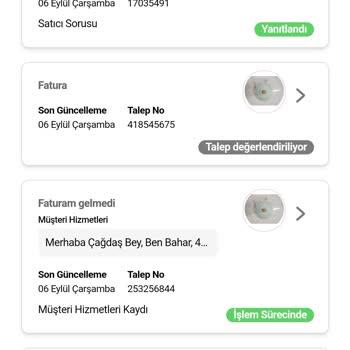 Hepsiburada İade Ve Fatura Problemi