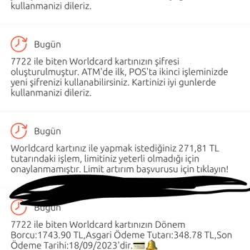 Yapı Kredi Bankası Kredi Kartımdan Para Çekiliyor