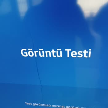 Samsung Televizyon Ekranında Dikey Çizgi Sorunu
