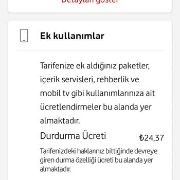 Vodafone Haksız Fatura, Ek Kullanım Ekleme
