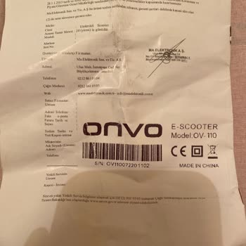 Onvo Ov 110 Off Arızası