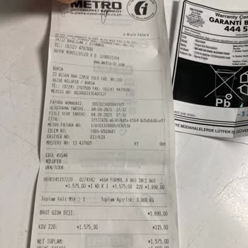 Faulty Car Battery from Metro Grossmarket in Bursa