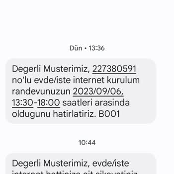 Türk Telekom Verdiği Randevuya Gelmeyerek Bizleri Mağdur Ediyor