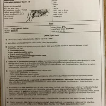 Karcher Vc7 Şarjlı Süpürgeyi Servis Tamir Etmeden Geri Gönderdi