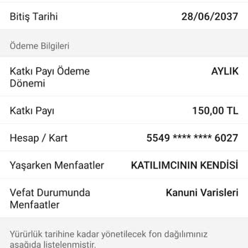Garanti Bankası Bireysel Emeklilik Ödenen Tutar Hesapta Gözükmüyor