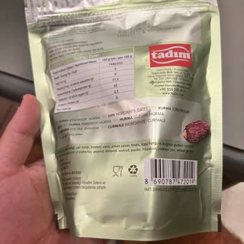Tadım Hurma Paketinden Kıl Çıktı