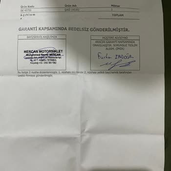 BİM / RKS / Mercan Motor Servis Mağduriyeti