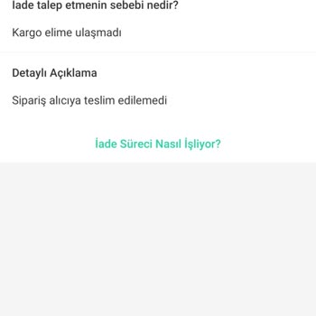 Trendyol Express Kargom Kayıp