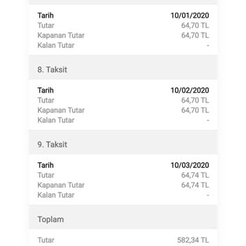 Garanti BBVA Geriye Dönük Ödeme