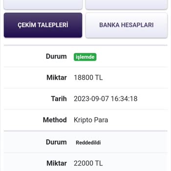 Onwin Bahis Para Çekme Talebi