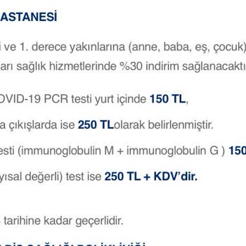 Baypark Hastanesi İBB Çalışan İndirimi