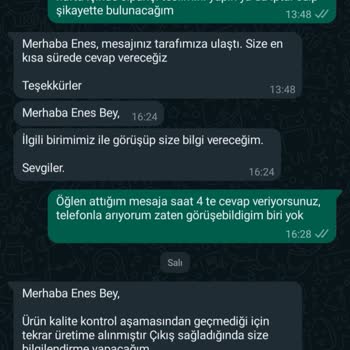 Vivense 7 Hafta Süren Teslimat Süresi