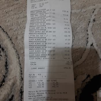 Çelikkayalar Market Yanlış Beyanda Bulunma