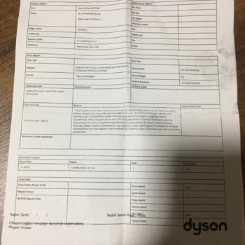 Dyson V12 Servis Memnuniyetsizliği