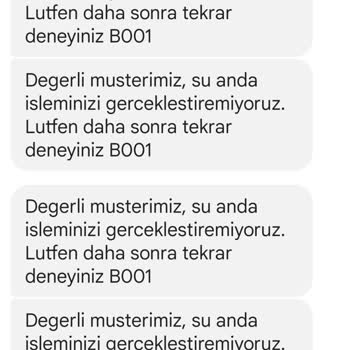 Türk Telekom 9520'ye SMS Gelmiyor