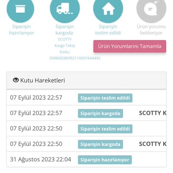 Scotty Kargo Şikayet Var