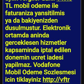 Vizyon Elektronik Para Onaysız Abonelik