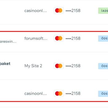 Wix Bilgimiz Dışında Site Açıp Ücret Kesintisi Yapıyor