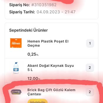 Migros Hemen Den Siparişinde Stokta Olan Ürün İçin İptal Yaptılar