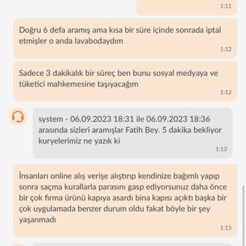 Trendyol Yemediğim Yemeğin Ücretini Aldı.