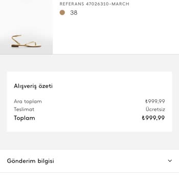 Mango Ürün 1 Aydır Teslim Edilmedi