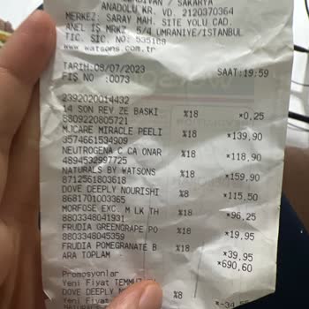 Watsons Mağazasında Tarihi Geçmiş Ürün Satılıyor