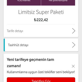 Vodafone Fahiş Fiyat Artışı