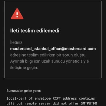 MasterCard'a Kayıtlı Eski Telefon Numarası Güncellenmiyor!