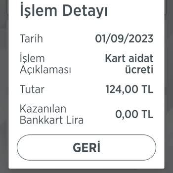 Ziraat Bankası Yıllık Kart Ücreti