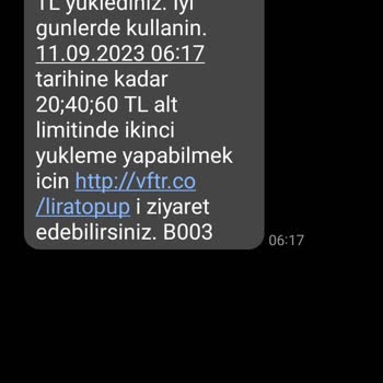 Vodafone, 20, 40, 60, Lira Yüklenmiyor