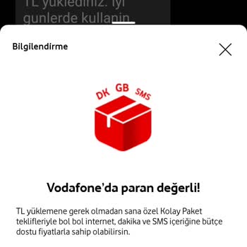 Vodafone, 20, 40, 60, Lira Yüklenmiyor