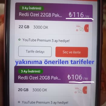 Vodafone Yüksek Fiyatlı Tarifelere Mecbur Bırakıyor